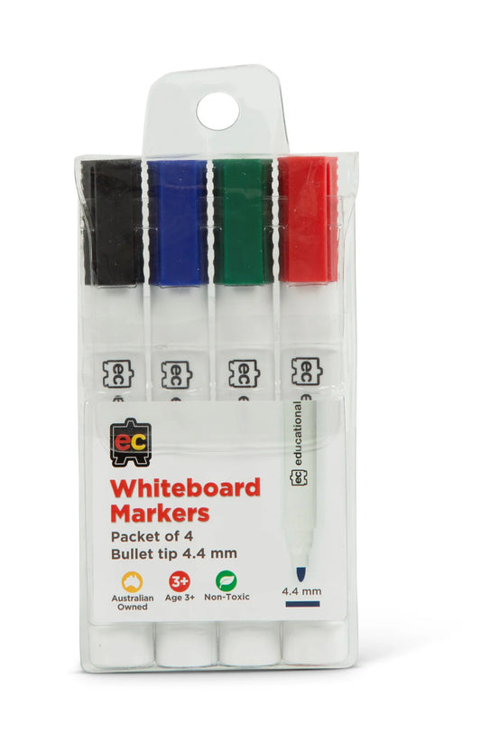 Whiteboard Marker Pack of 4