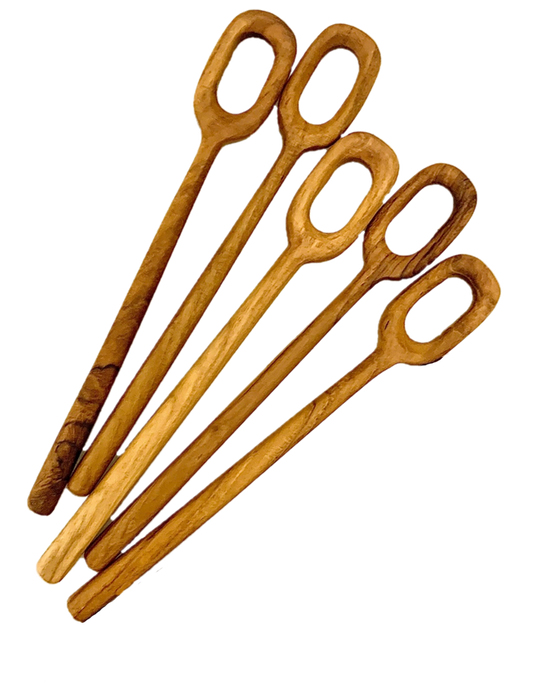Papoose Teak Bubble-Stirrers 5pc