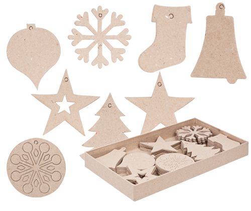 Papier Mache Xmas Decorations 80’s