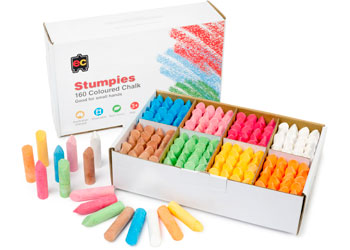 EC Stumpies Chalk 160 Pce School Pack