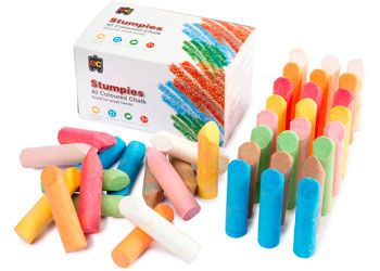 EC Stumpies Chalk 40pcs