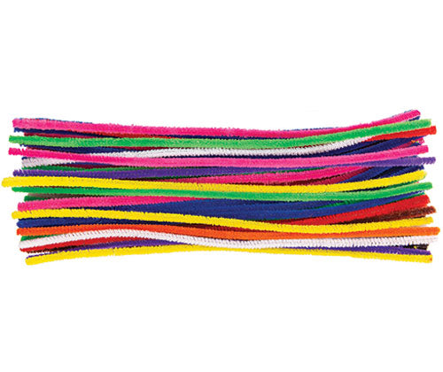 Basics Chenille Stems 30cm Asst 150’s