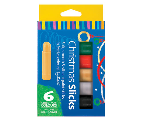 Slicks by Zart Christmas Colours 6’s