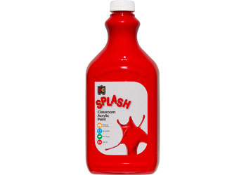 EC Splash Classroom Acrylic Paint 2lt- Toffee Apple (Red)