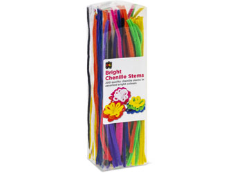 Chenille Bright Assorted Stems 30cm  200's