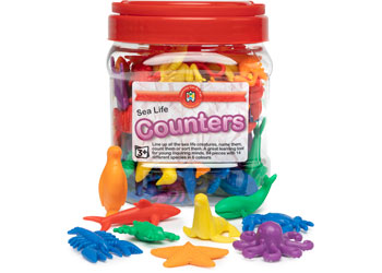 Sea Life Counters LCBF-Jar of 84