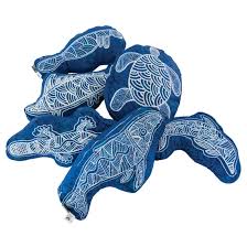 Gumbula Indigenous Marine Animal Cushions Set 6