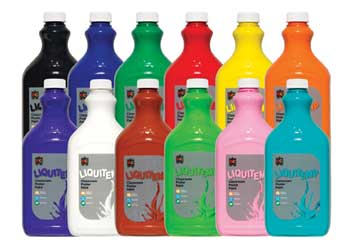 Liquitemp Classroom Poster Paint 2lt - Set12