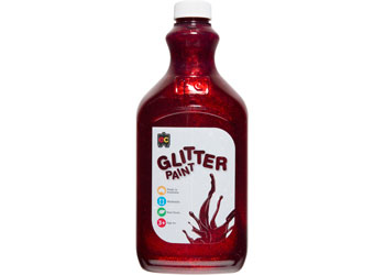 EC-Liquicryl Glitter Paint -Red
