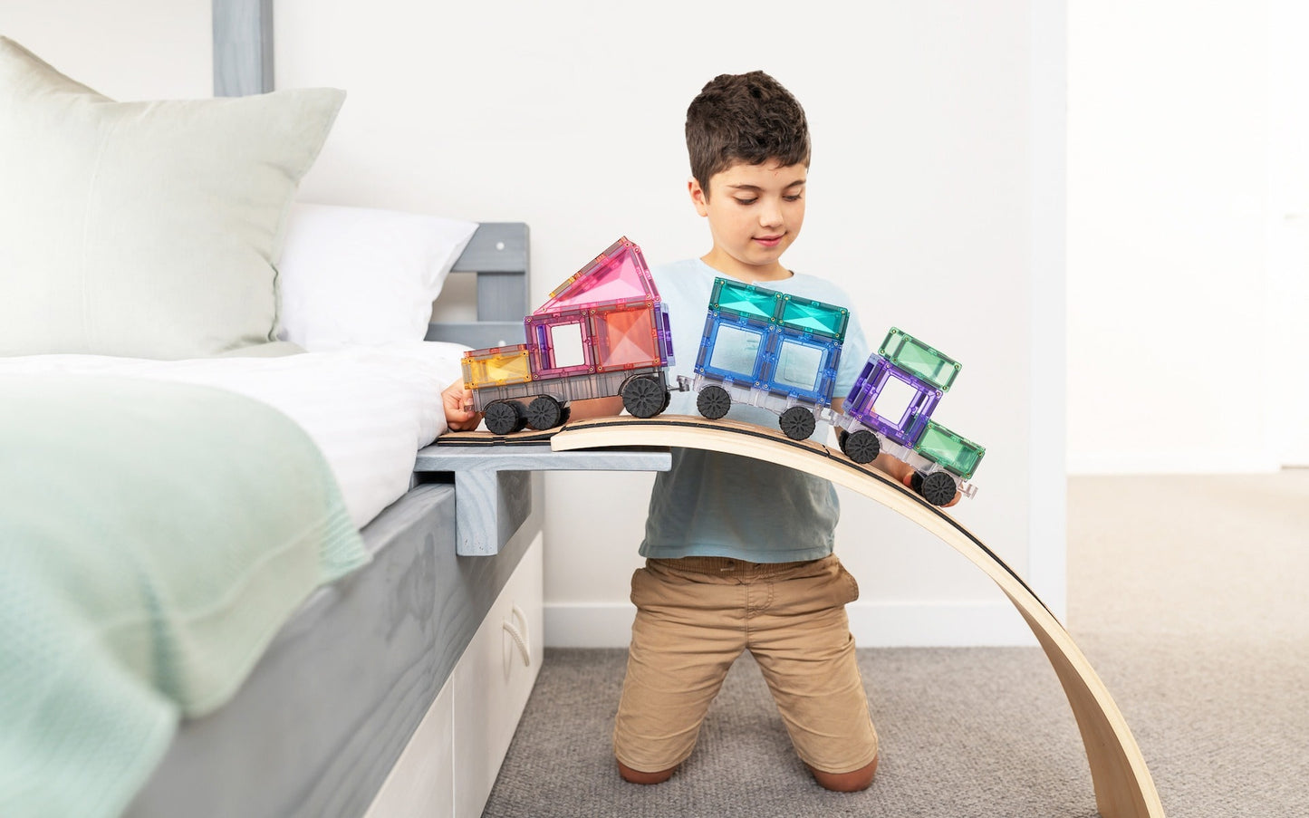 Connetix-Pastel Transport Pack 50 pc