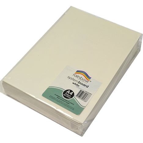 RAINBOW System Board 200gsm A4 200 Sheets White