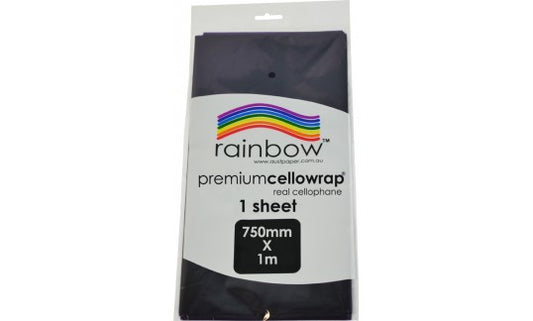 RAINBOW CELLOPHANE 500mm X 750mm 12 Sheets (Purple)