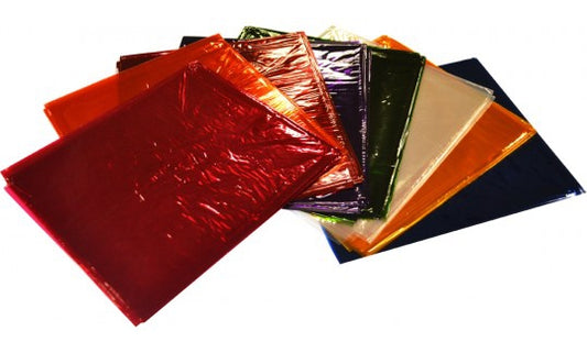RAINBOW CELLOPHANE 900mm X 1M 16 Sheets