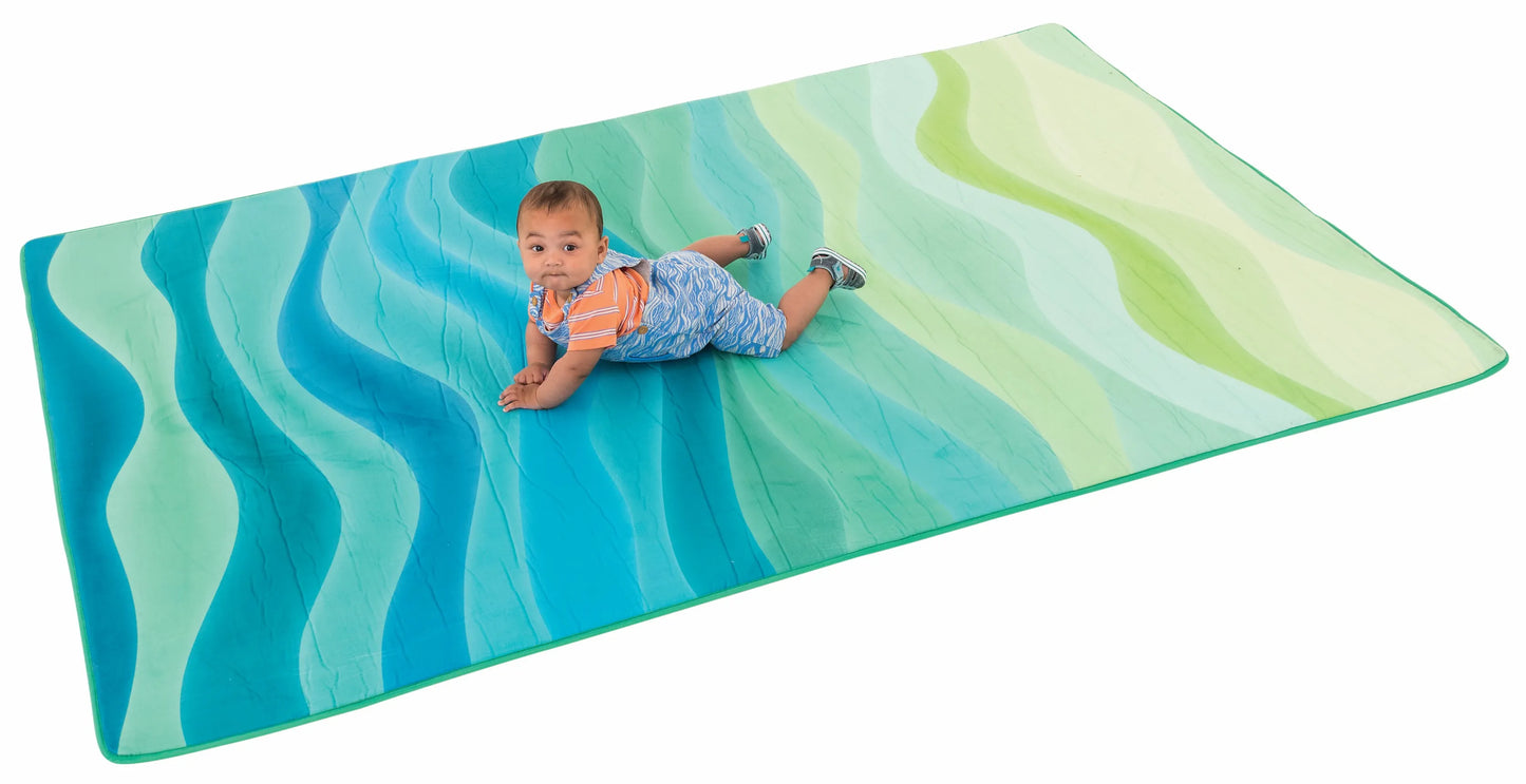 Waves Soft Memory Foam Carpet - 140x220cm