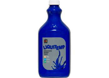 EC Liquitemp Classroom Poster Paint 2lt - Brilliant Blue