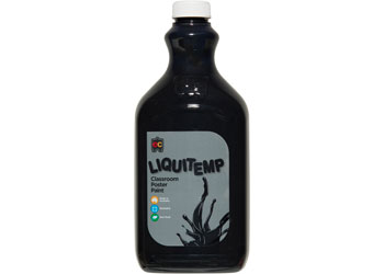 EC Liquitemp Classroom Poster Paint 2lt - Black