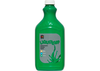 EC Liquitemp Classroom Poster Paint - Brilliant Green