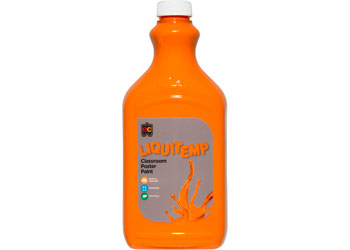 EC Liquitemp Classroom Poster Paint 2lt - Orange