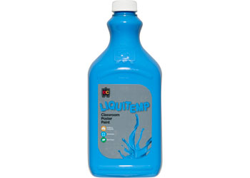 EC Liquitemp Classroom Poster Paint 2lt Sky Blue