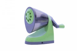 Pencil Sharpener-Westcott-Eight Hole Manual-Green