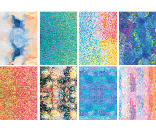 Pattern Papers A4 40s Impressionist