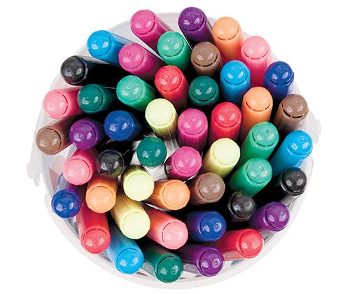 Zart-School Colours Thick Markers 48’s