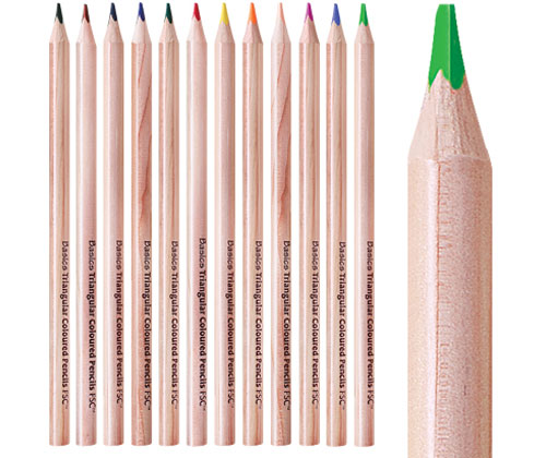 Basics Triangular Colour Pencils 288’s