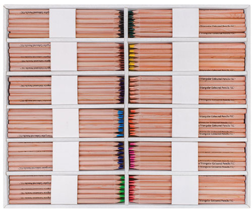 Basics Triangular Colour Pencils 288’s