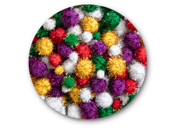 EC-Glitter Pom Poms
