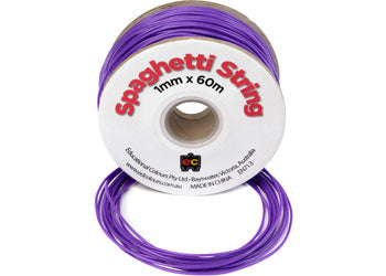 Spaghetti String 60m - Fluoro Purple
