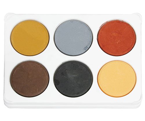 Poster Colours Paint Thick Set Inc Palette-Earth