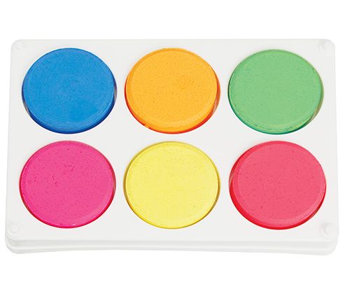 Poster Colours Paint Thick Set Inc Palette-Fluoro