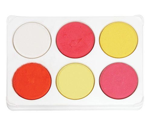 Poster Colours Paint Thick Set Inc Palette-Warm