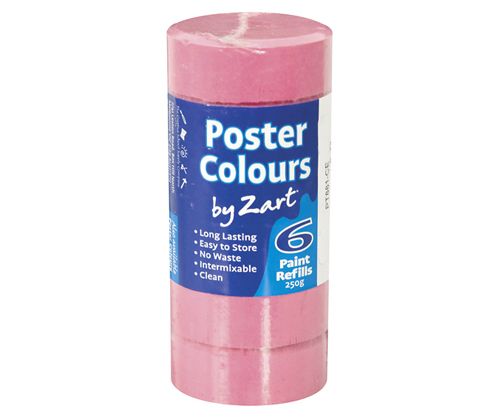 Poster Colours Paint Bocks Thick Set - Refill 6’s Cerise