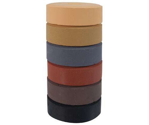 Poster Colours Paint Blocks Thick Set - Refill Earth 6pk
