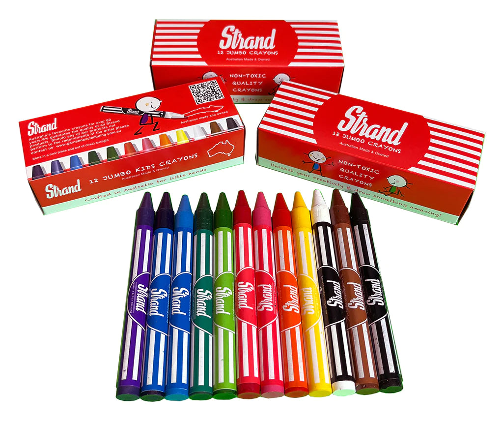 Strand Crayons 12 Assorted