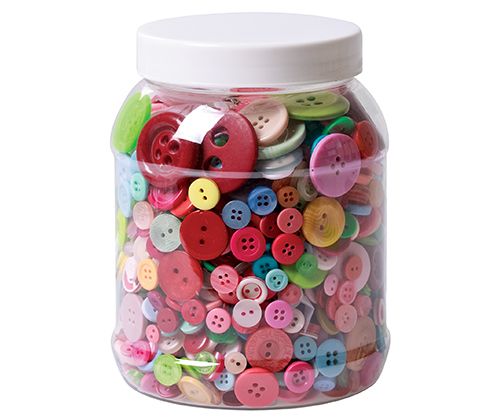 Zart-Basics Buttons Asst 600g approx. 1400pcs