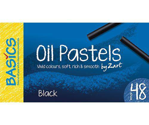Zart Basics Oil Pastels Pack of 48 (White)