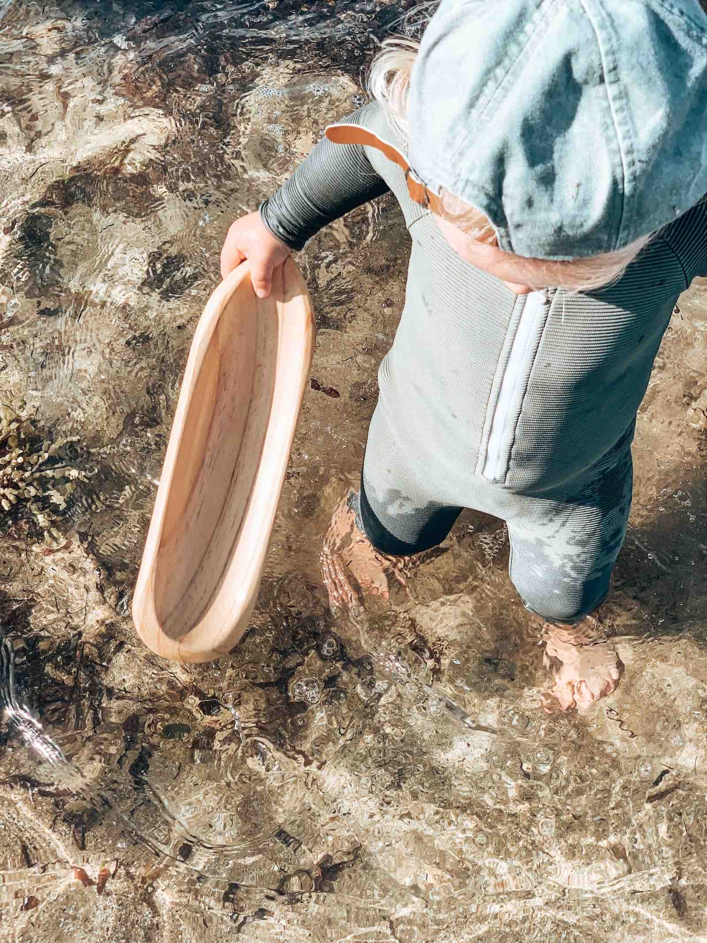 Explore Nook-Wooden Toy Boat Canoe