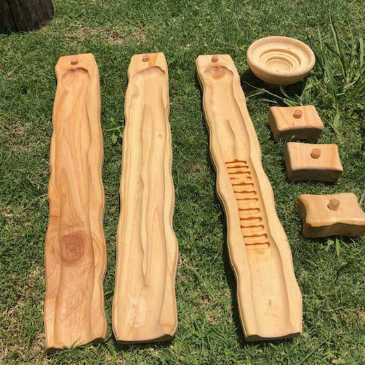 Explore Nook-Wooden Water Ways – Starter ELC Set (14Pc)