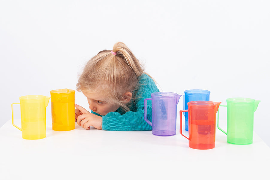 Translucent Colour Jug Set 6pcs