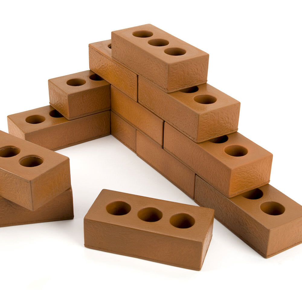 Realistic Foam Bricks - 25pk
