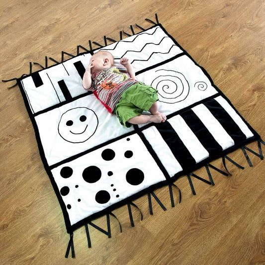 Baby Soft Play Mat - Black & White