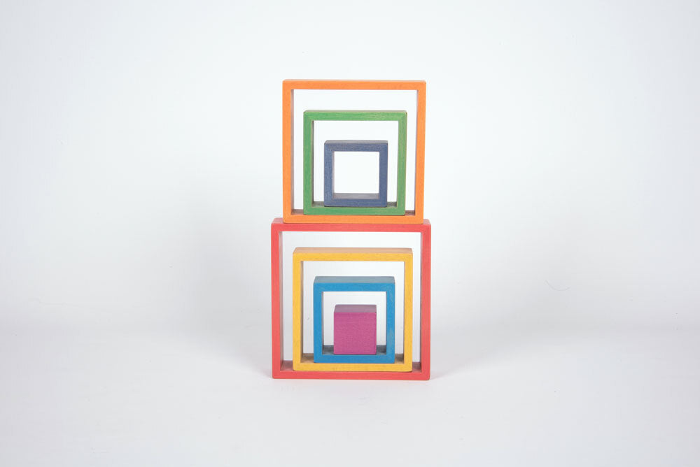 Rainbow Architect Shapes - Squares 7pcs