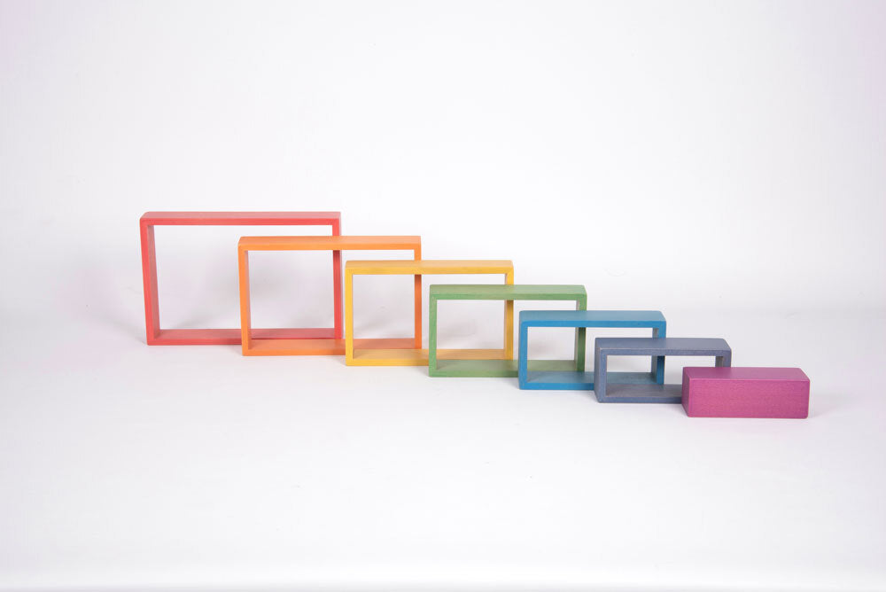 Rainbow Architect Shapes - Rectangles 7pcs