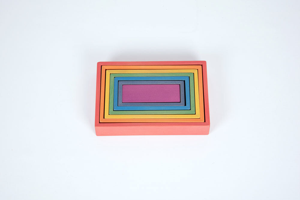 Rainbow Architect Shapes - Rectangles 7pcs