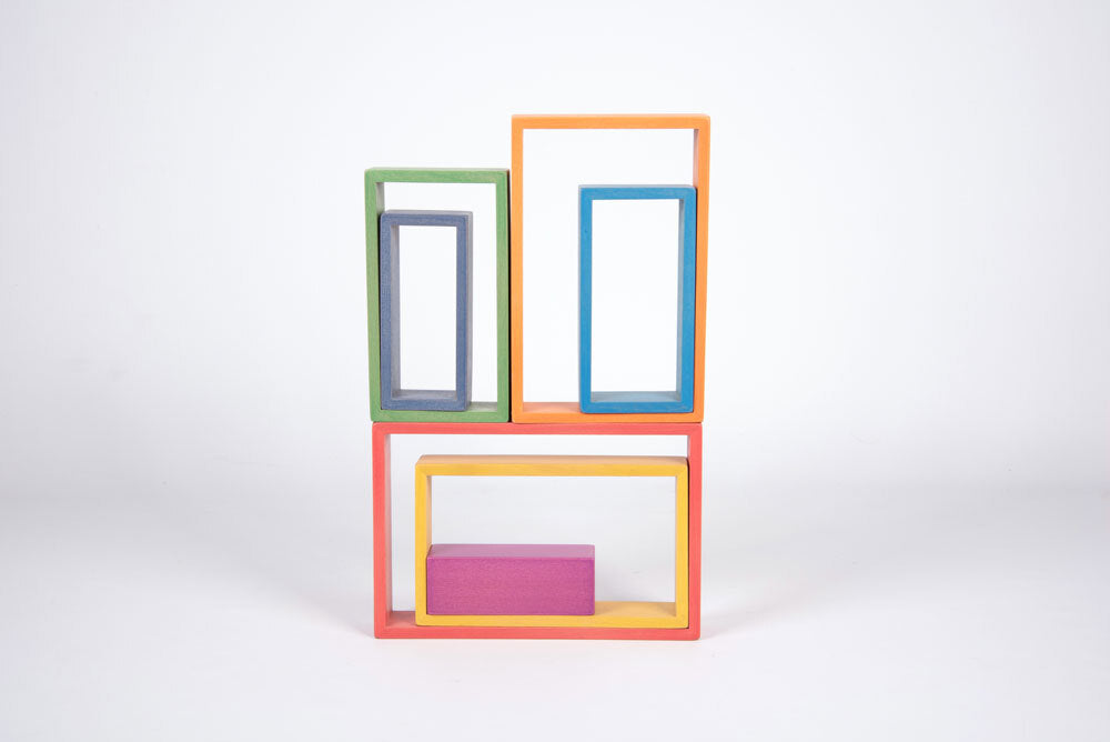 Rainbow Architect Shapes - Rectangles 7pcs