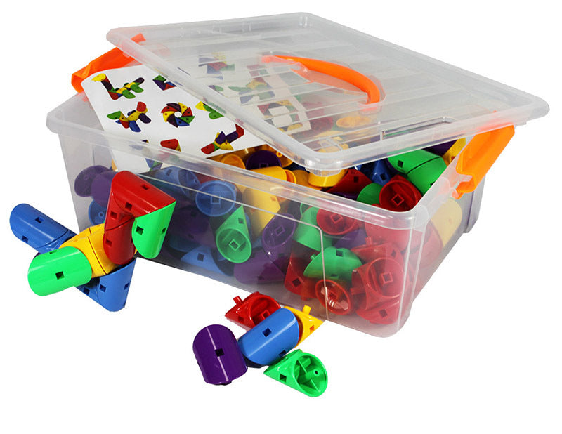 Billy Kidz Construction Set - Twist & Build Tubes 160pcs