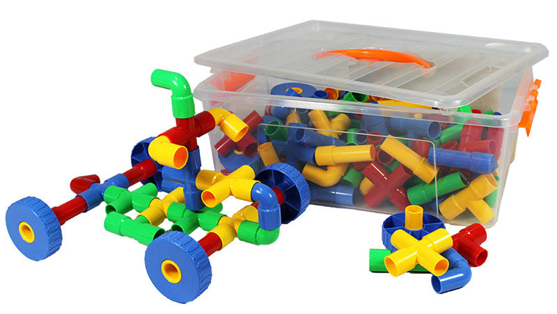 Billy Kidz Construction Set - Pipe Tubes 128pcs