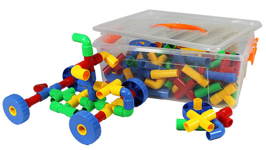 Billy Kidz Construction Set - Pipe Tubes 128pcs